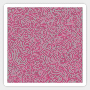 Modern Paisley Pattern Magnet